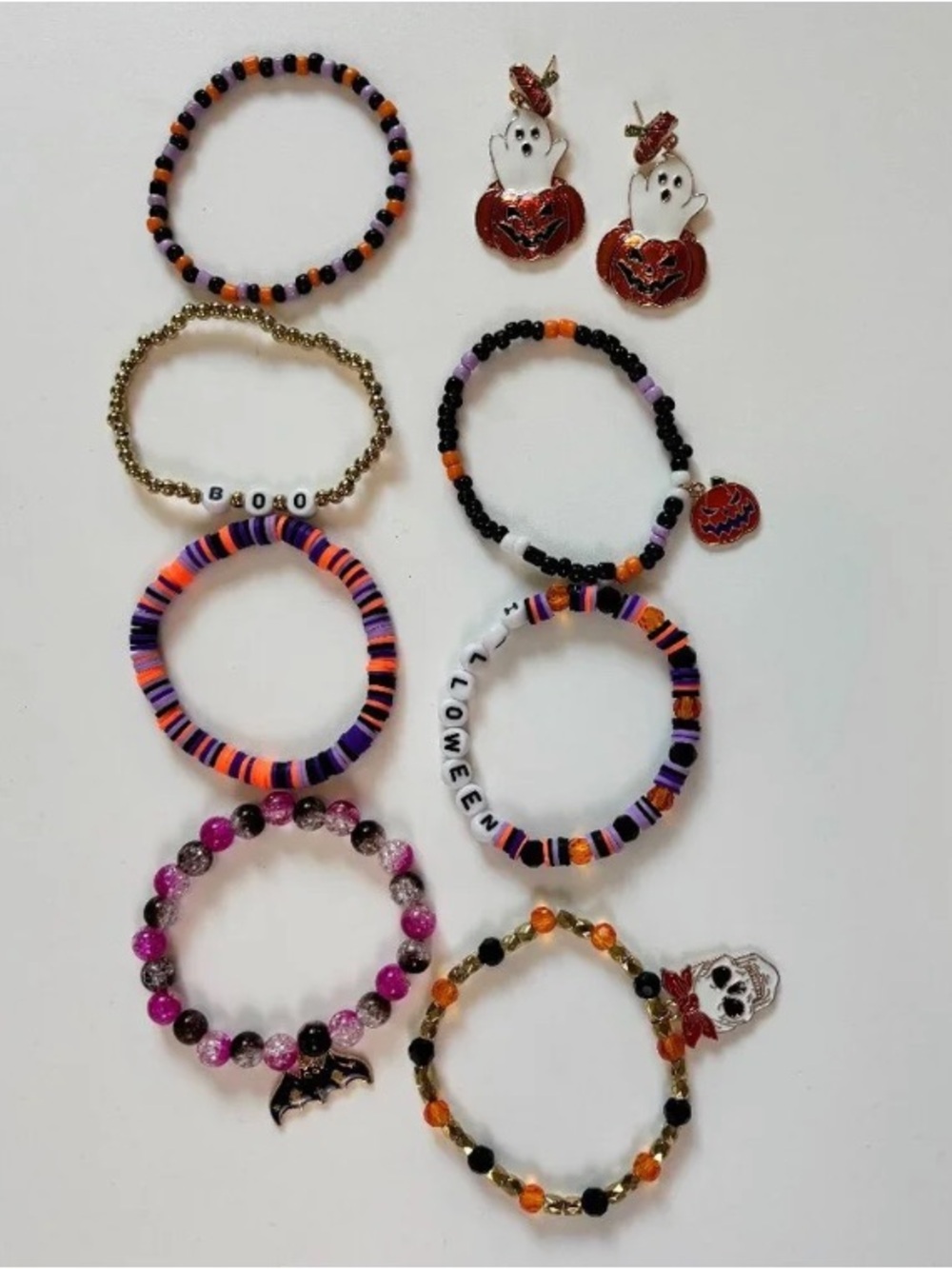 Bundle 2/$30! NEW Halloween Costume Jewelry Lot Bracelets and Earrings